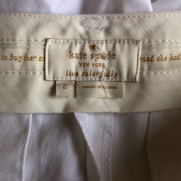 Kate Spade off white cotton trousers - Picture 7 of 7